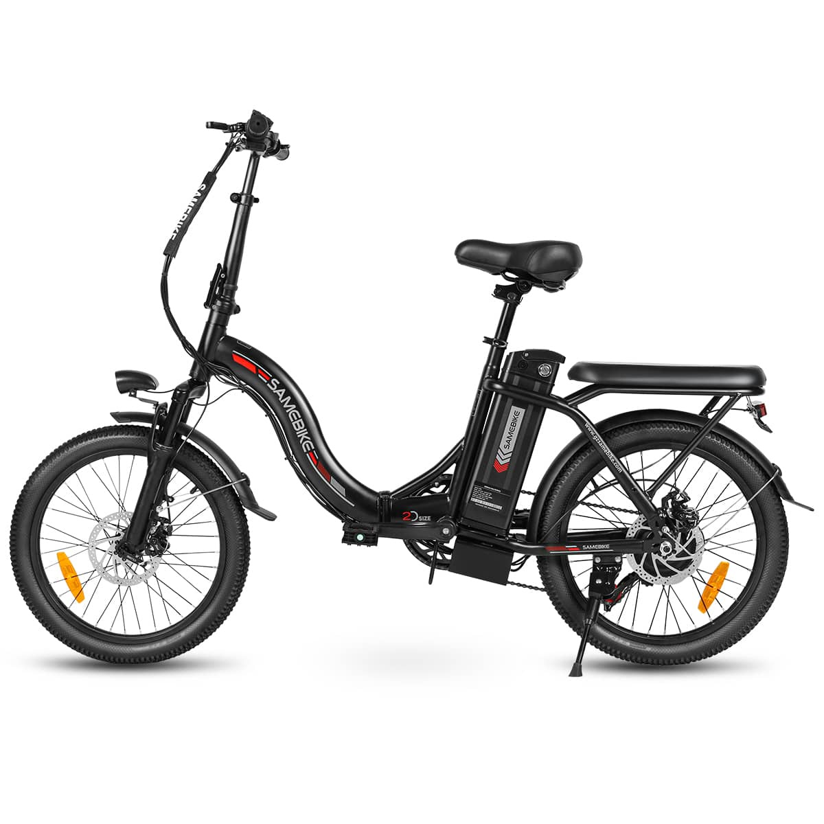 Black CY20 folding electric bike