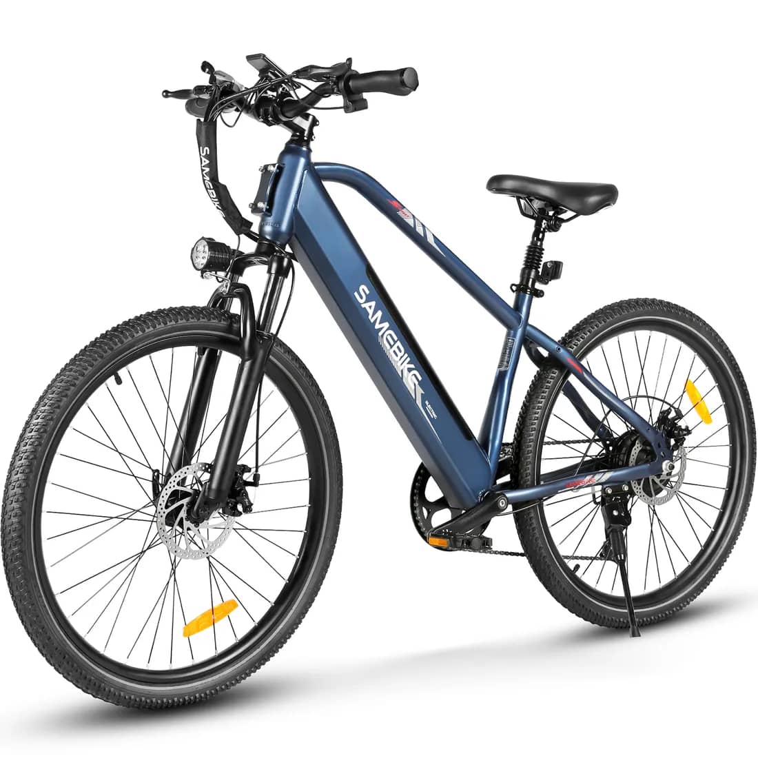 Blue RS-A01 Men electric bike studio product view